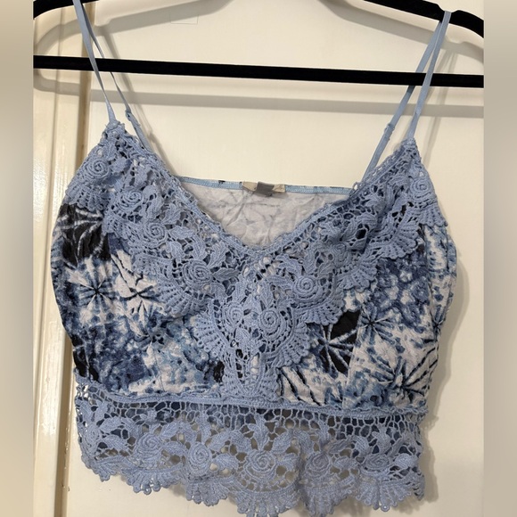 Ecote Tops - ❤️‍🔥3 for $20❤️‍🔥 Lace Tie Dye Cropped Tank / Bralette